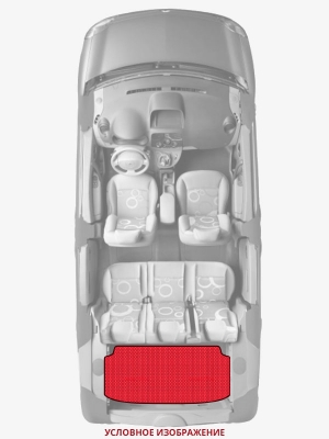 ЭВА коврики «Queen Lux» багажник для Mitsubishi Endeavor